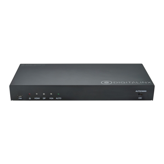 DigitaLinx DL-AS31-1H1DP1V Installation Manual