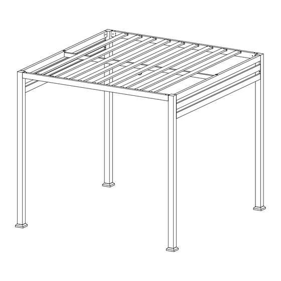 Sunjoy L-PG169PST-1A Assembly Instructions Manual
