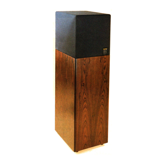 KEF 107 Installation Manual