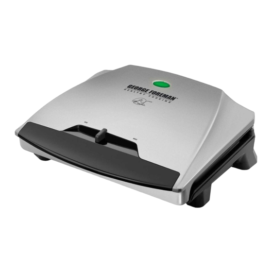 George Foreman GR1080P Manuals