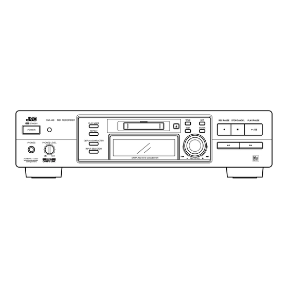 JVC XM-448BK Instructions Manual