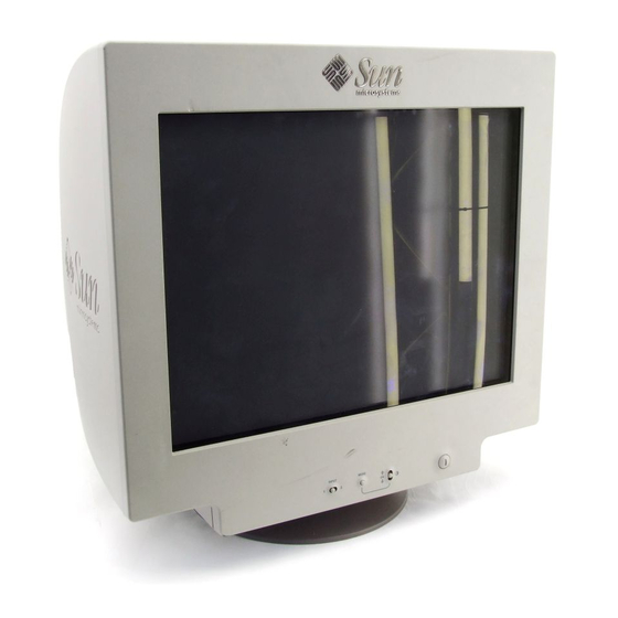 Sun Microsystems GDM-5510 Quick Setup Manual