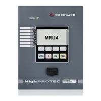 Woodward High PROTEC MRU4 Manual