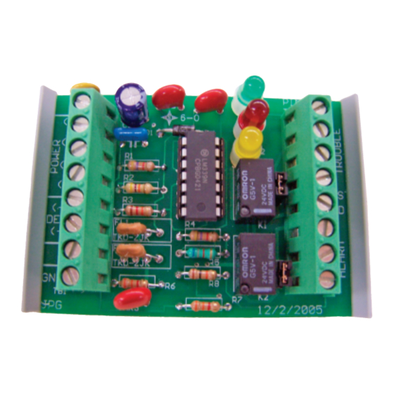 Protectowire PIM-120 Technical Data And Installation Manual