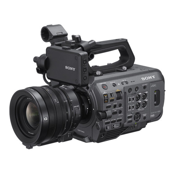 SON PXW-FX9V Service Manual