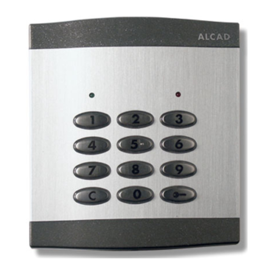 Alcad 9650006 KPD-002 Manual