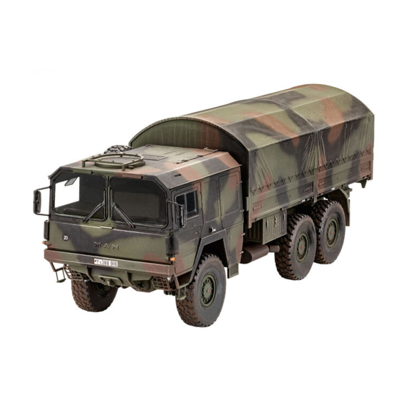 REVELL MAN 7t Mil gl 6x6 truck Manuals