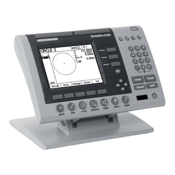 HEIDENHAIN ND 1200 - V2.17 Quick Reference Manual