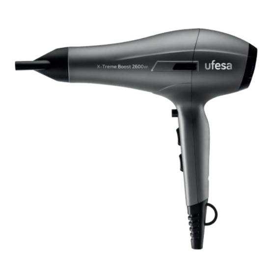 UFESA X-treme boost Instruction Manual