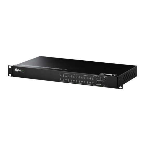 AV Pro Edge AC-AEX-RC-HUB Quick Start Manual