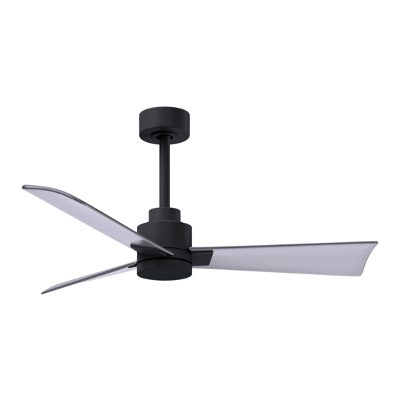 Atlas fan company ALESSANDRA Instructions Manual