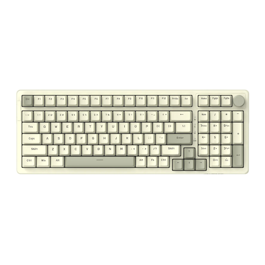 AJAZZ AK992 - BT Tree-modes Mechanical Keyboard Manual