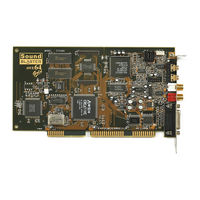 Creative Sound Blaster AWE 64 Gold Getting Started Manual