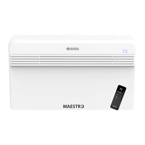 Olimpia splendid MAESTRO PRO 12 HP-EVUNX Manuals