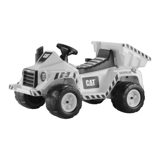 Fisher-Price Power Wheels CATERPILLAR Dump Truck 78656 Owner's Manual With Assembly Instructions