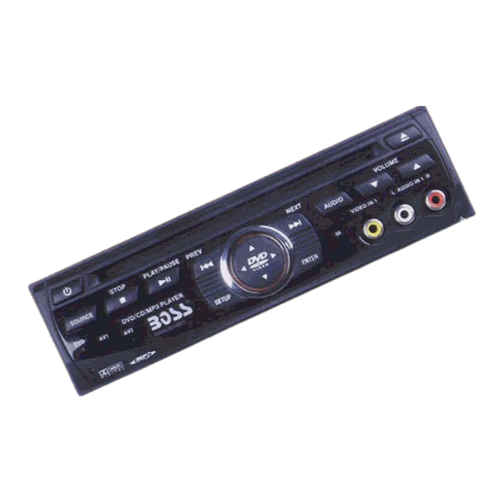 Boss Audio Systems DVD-3700T User Manual