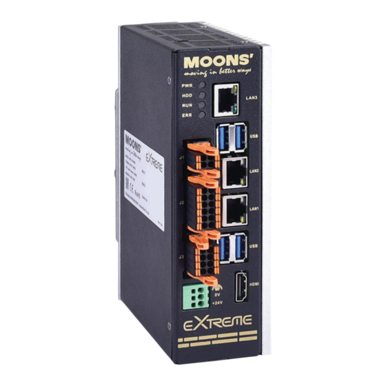 Moons' eXtreme MCX Series Hardware User Manual
