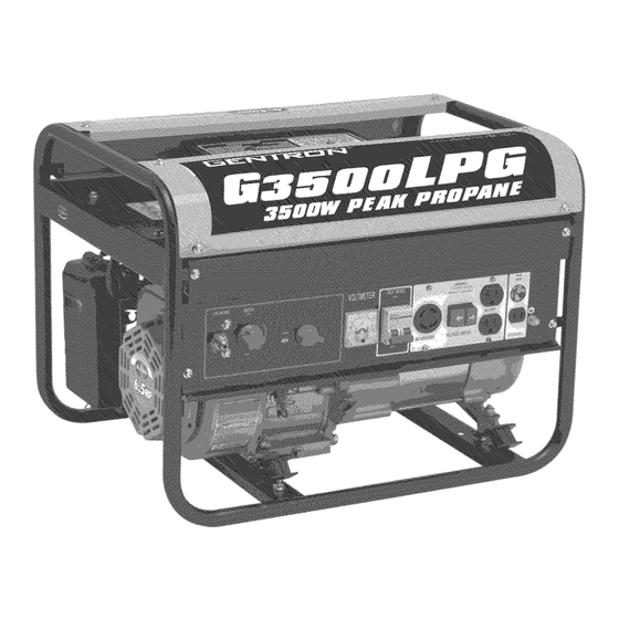 GENTRON GG3500P Owner's Manual