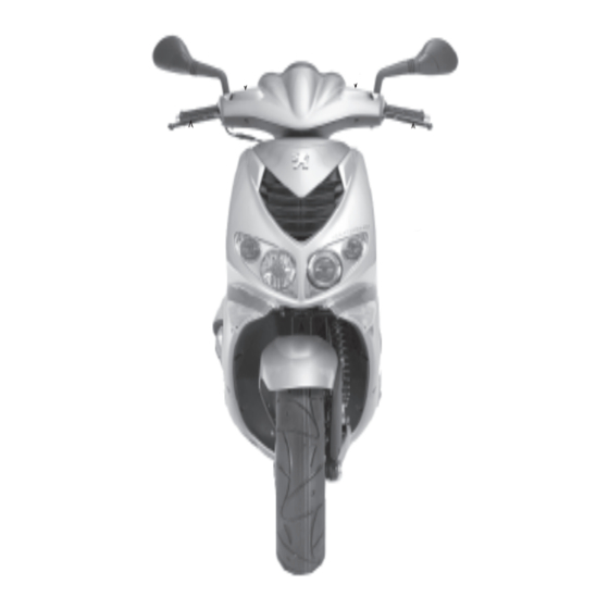 PEUGEOT 50 cm3 Owner's Manual