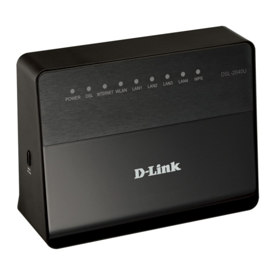 D-Link DSL-2640U User Manual