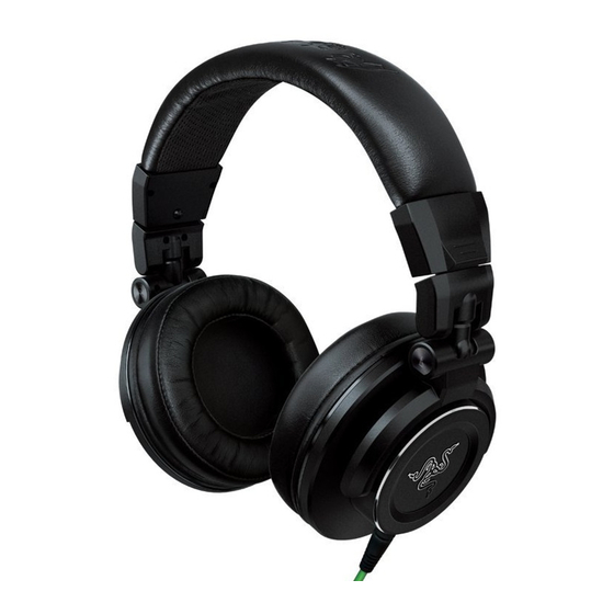 Razer Adaro DJ Manuals