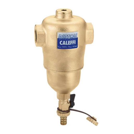 CALEFFI DIRTCAL 5462 Series Installation, Commissioning And Servicing Instructions