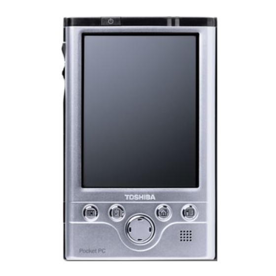 Toshiba e750 - Pocket PC Manuals