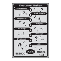 Elenco Electronics K-43 Assembly And Instruction Manual