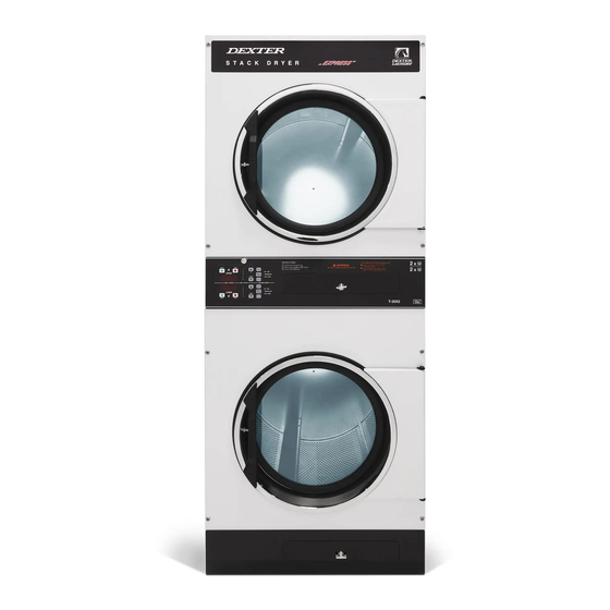 Dexter Laundry T-20X2 Stack Dryer Manuals