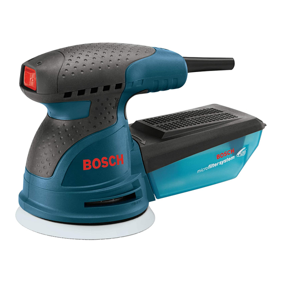 Bosch ROS10 Manuals