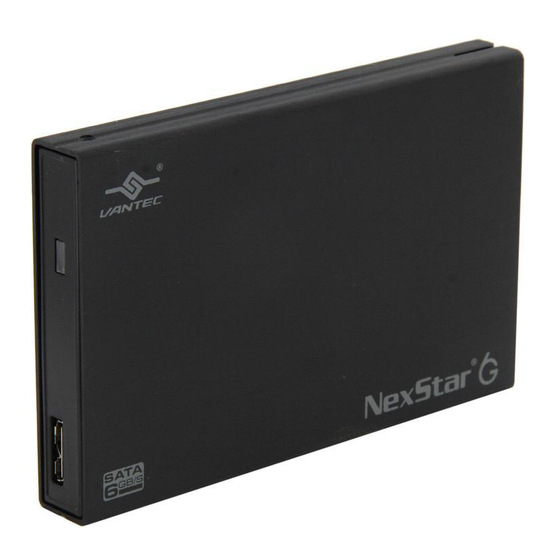 Vantec NST-266S3-BK Installation Manual