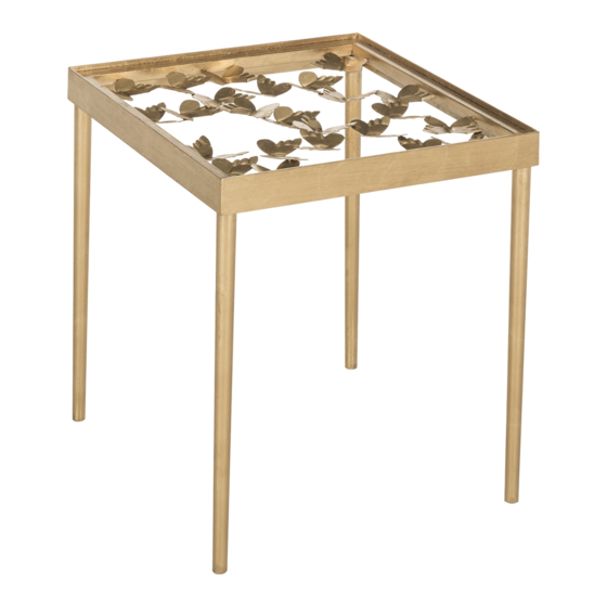 Safavieh Furniture Rosalia Butterfly FOX2594A Manual