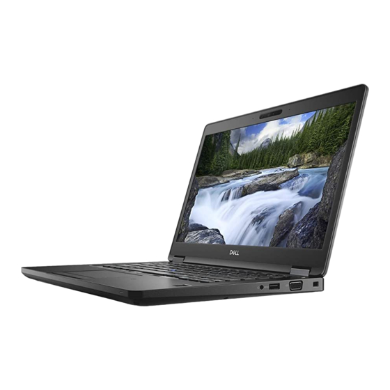 Dell Latitude 5491 Setup And Specifications Manual