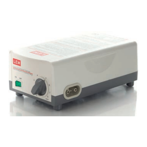 Moretti LEM LTM500 Instruction Manual