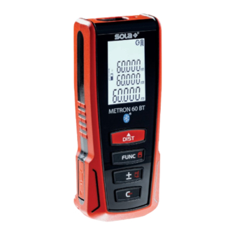Sola METRON 60 BT Operating Instructions Manual