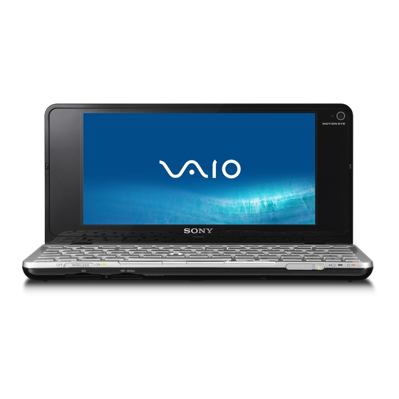 Sony VAIO VGN-P530H Specifications