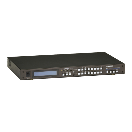 Black Box VSW-HDMI8X8-B User Manual