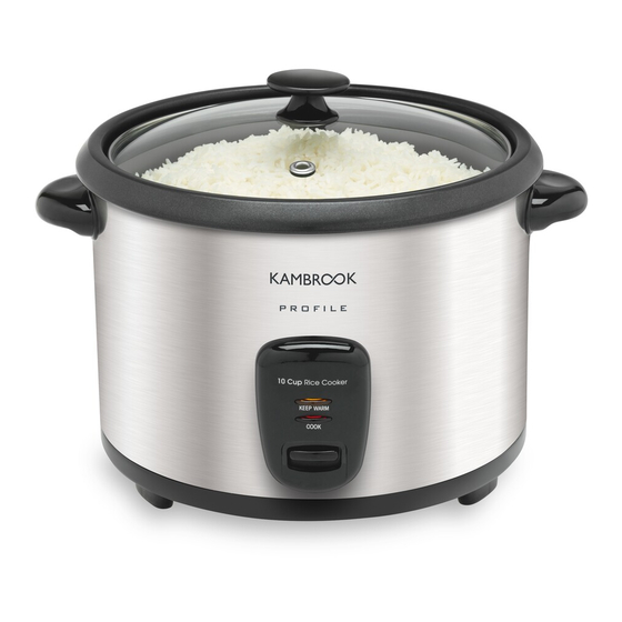 rice cooker instructions kambrook