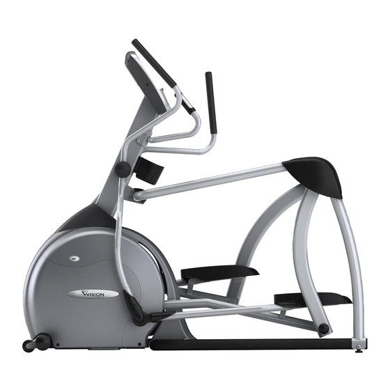 Vision fitness s60 cheap suspension elliptical trainer