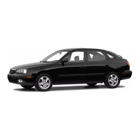 Hyundai 2001 Elantra Owner's Manual