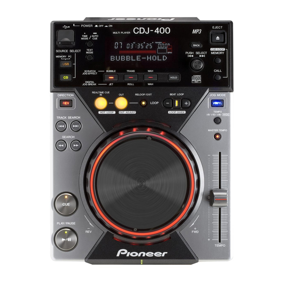 Power On Sequence - Pioneer CDJ-400 Service Manual [Page 23 