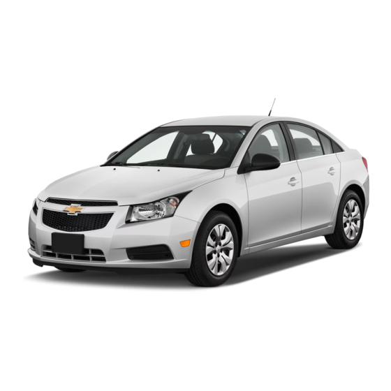 CHEVROLET CRUZE OWNER'S MANUAL Pdf Download ManualsLib