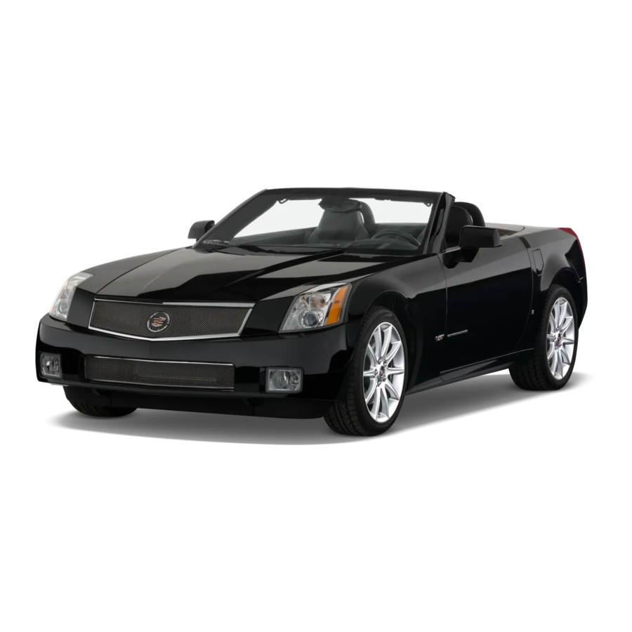 CADILLAC XLR PERSONALIZATION MANUAL Pdf Download ManualsLib