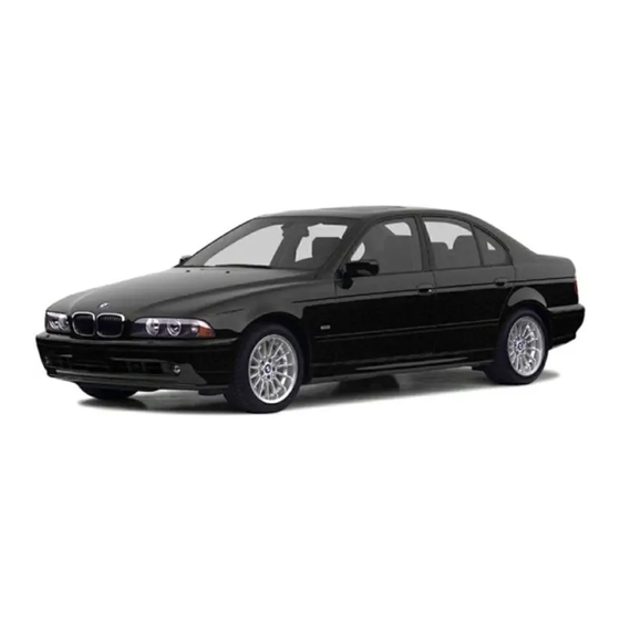 BMW 520i Owner's Handbook Manual