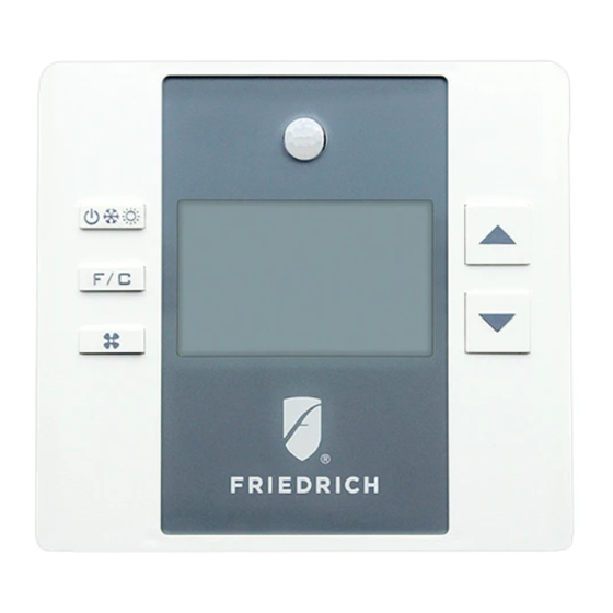 Friedrich EMWRT Wireless Thermostat,3VDC,White/Gray