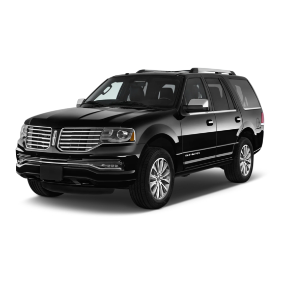 LINCOLN NAVIGATOR 2015 OWNER'S MANUAL Pdf Download | ManualsLib