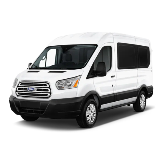 Ford TRANSIT 2015 Owner's Manual