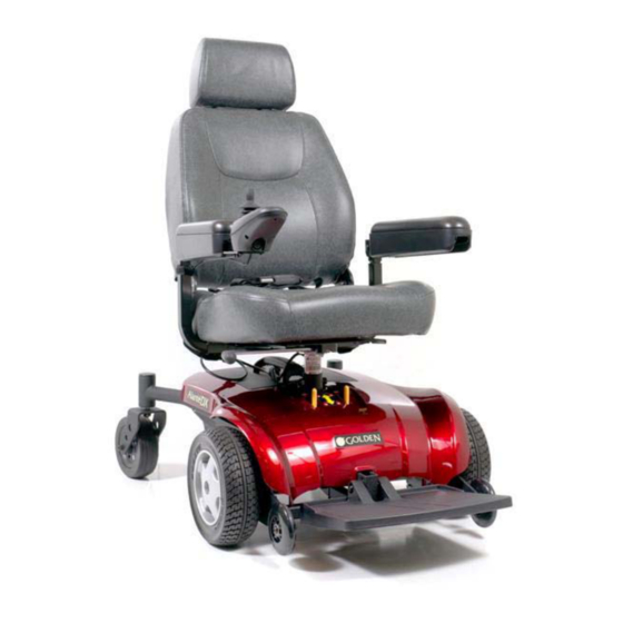 golden alante power chair manual