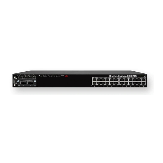 Brocade 6910 Ethernet Access Switch Hardware Installation Guide