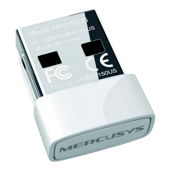 Mercusys MW150US User Manual